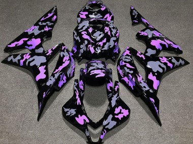 2007-2008 Purple and Gray Camouflage Honda CBR600RR Fairings for Sale