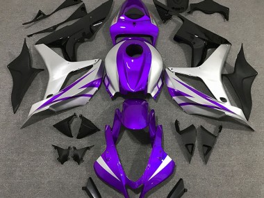 2007-2008 Purple and Silver OEM Style Honda CBR600RR Fairings for Sale