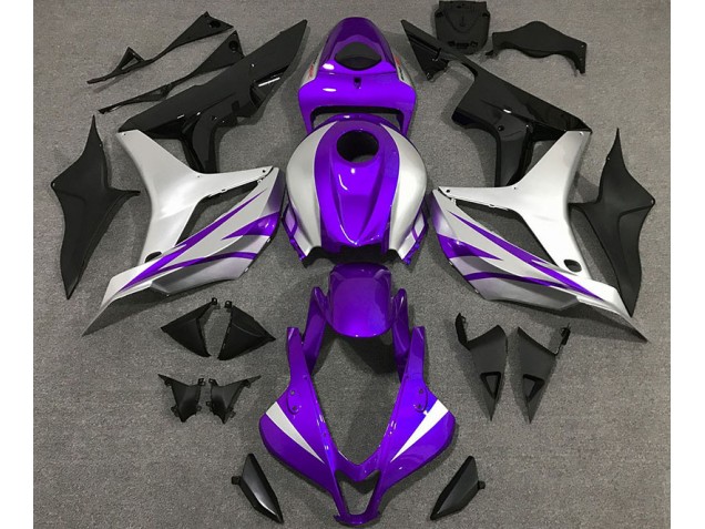 2007-2008 Purple and Silver OEM Style Honda CBR600RR Fairings for Sale 2007-2008 Purple and Silver OEM Style Honda CBR600RR Fairings for Sale