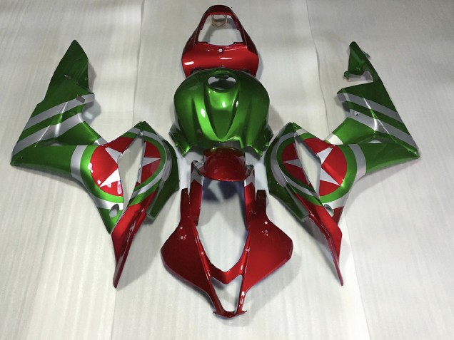 2007-2008 Red and Green Captain America Honda CBR600RR Fairings for Sale 2007-2008 Red and Green Captain America Honda CBR600RR Fairings for Sale
