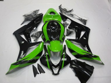 2007-2008 Vibrant Green and Black Honda CBR600RR Fairings for Sale