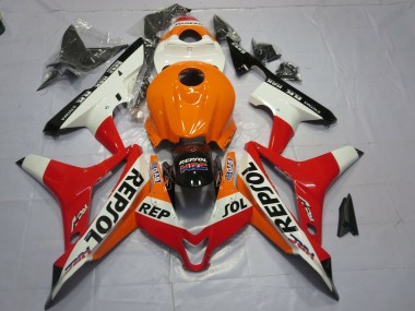 2007-2008 White Repsol Honda CBR600RR Fairings for Sale