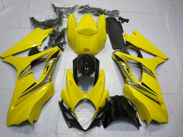 2007-2008 Yellow OEM Style Suzuki GSXR 1000 Fairings for Sale 2007-2008 Yellow OEM Style Suzuki GSXR 1000 Fairings for Sale