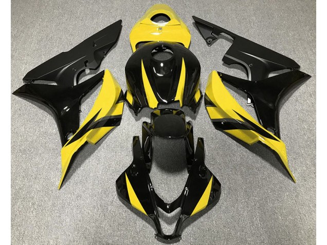 2007-2008 Yellow Special Design Honda CBR600RR Fairings for Sale