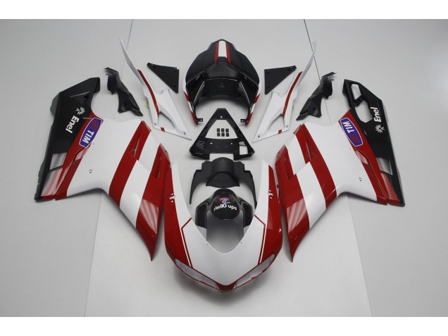 2007-2012 Deep Red Ducati 848 1098 1198 Fairings for Sale 2007-2012 Deep Red Ducati 848 1098 1198 Fairings for Sale