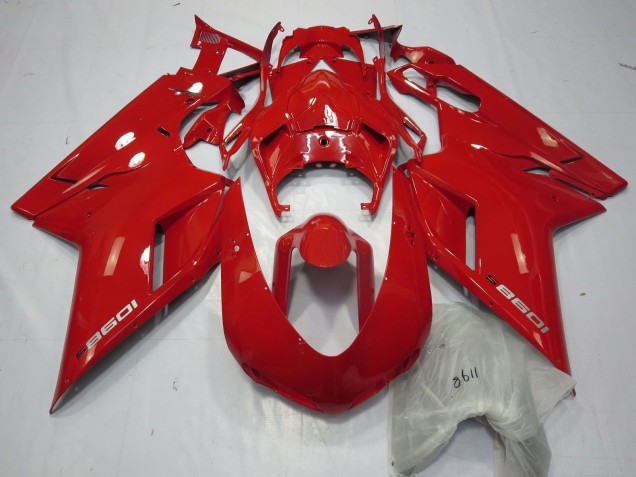 2007-2012 Red 1098 Ducati 848 1098 1198 Fairings for Sale 2007-2012 Red 1098 Ducati 848 1098 1198 Fairings for Sale