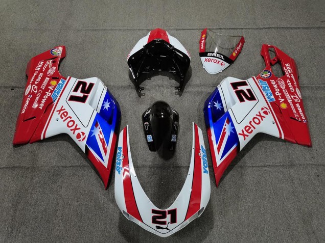 2007-2012 XEROX Ducati 848 1098 1198 Fairings for Sale 2007-2012 XEROX Ducati 848 1098 1198 Fairings for Sale