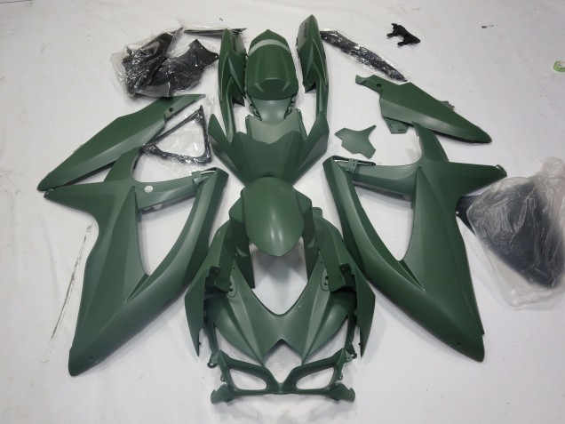 2008-2010 Army Green Suzuki GSXR 600-750 Fairings for Sale 2008-2010 Army Green Suzuki GSXR 600-750 Fairings for Sale