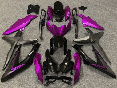 2008-2010 Gloss Pink & Green R Suzuki GSXR 600-750 Fairings for Sale