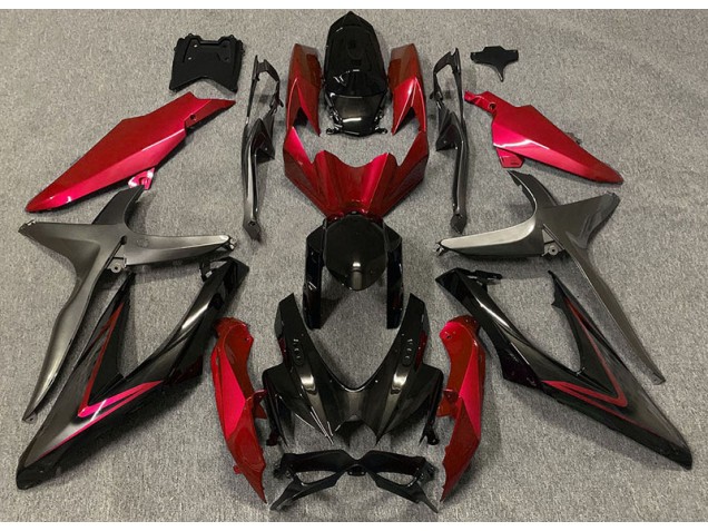 2008-2010 Gloss Red & Green R Suzuki GSXR 600-750 Fairings for Sale 2008-2010 Gloss Red & Green R Suzuki GSXR 600-750 Fairings for Sale