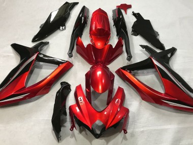 2008-2010 Gloss Red Suzuki GSXR 600-750 Fairings for Sale