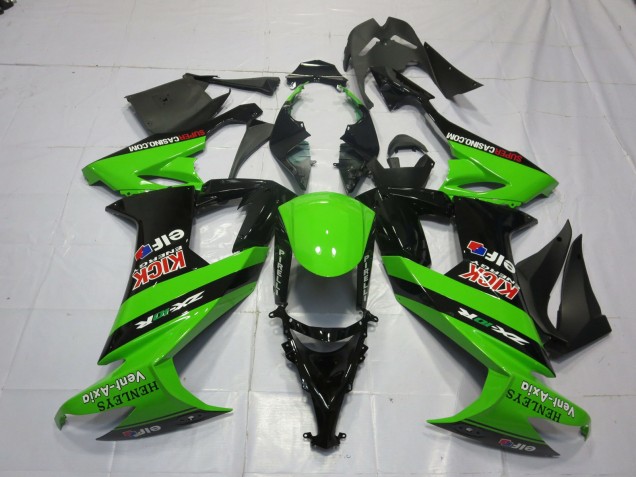 2008-2010 Green and Black Kawasaki ZX10R Fairings for Sale 2008-2010 Green and Black Kawasaki ZX10R Fairings for Sale
