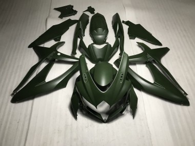 2008-2010 Matte Green Suzuki GSXR 600-750 Fairings for Sale