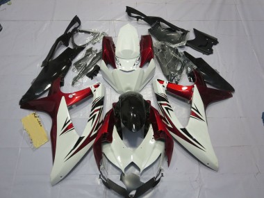 2008-2010 Red White Black Suzuki GSXR 600-750 Fairings for Sale