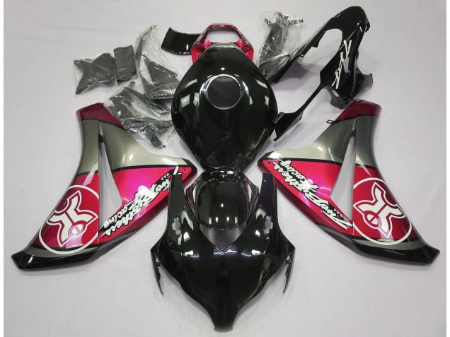 2008-2011 Candy Red on Black Custom Honda CBR1000RR Fairings for Sale 2008-2011 Candy Red on Black Custom Honda CBR1000RR Fairings for Sale