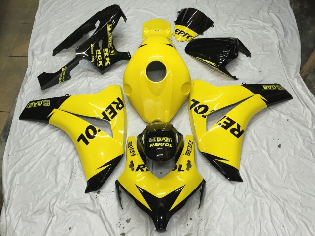 2008-2011 Gloss YELLOW Honda CBR1000RR Fairings for Sale