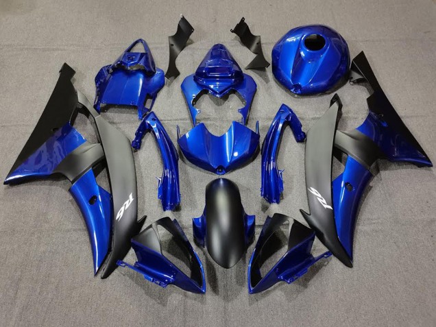 2008-2016 Dark Blue and Matte Black Yamaha R6 Fairings for Sale
