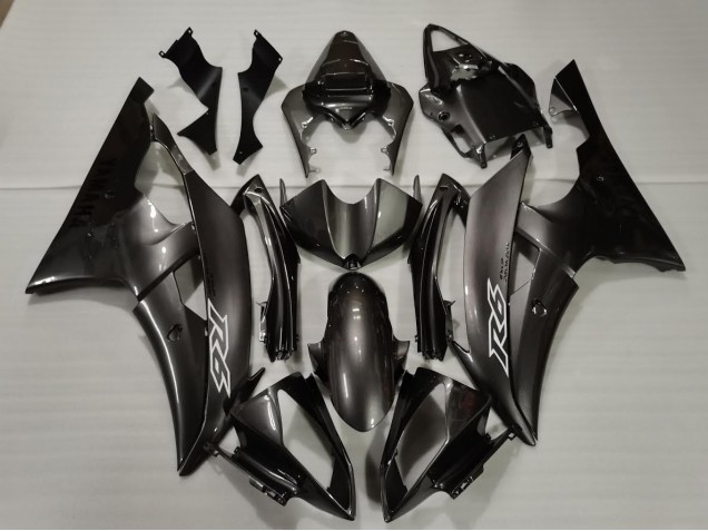 2008-2016 Dark Silver Yamaha R6 Fairings for Sale 2008-2016 Dark Silver Yamaha R6 Fairings for Sale