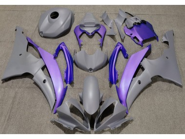 2008-2016 Matte Grey & Purple Yamaha R6 Fairings for Sale