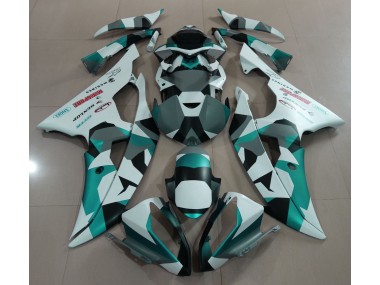 2008-2016 Seafoam Green Snow Camo Yamaha R6 Fairings for Sale
