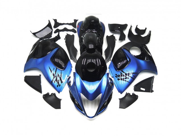 2008-2019 Deep blue with Black Custom Suzuki GSXR 1300 Fairings for Sale