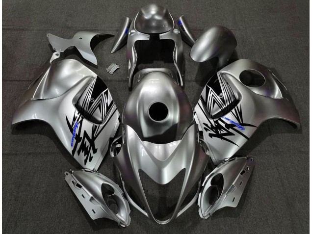2008-2019 Liquid Silver & Blue Suzuki GSXR 1300 Fairings for Sale