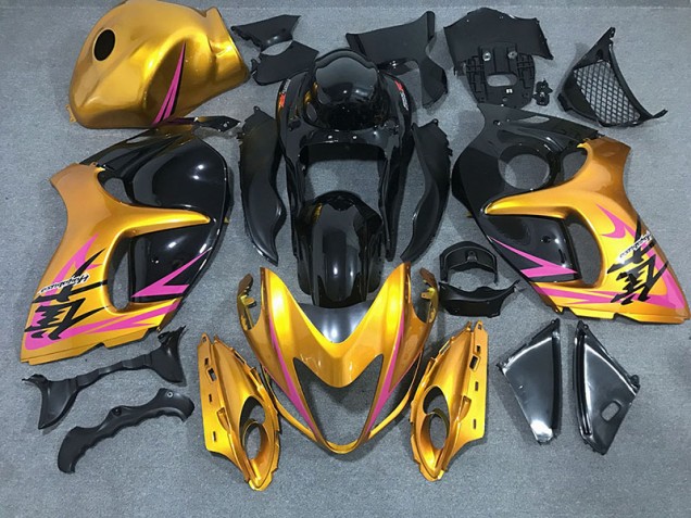 2008-2019 Shiny Gold with Black Suzuki GSXR 1300 Fairings for Sale