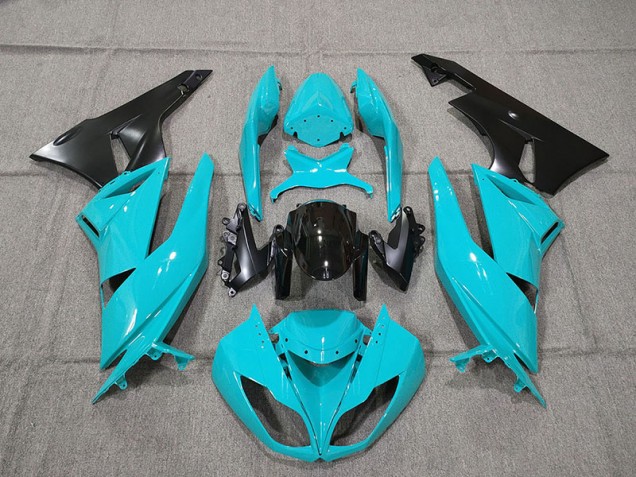 2009-2012 Blue Kawasaki ZX6R Fairings for Sale 2009-2012 Blue Kawasaki ZX6R Fairings for Sale