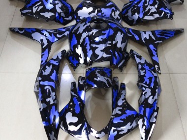 2009-2012 Dark Blue Snow Camo Honda CBR600RR Fairings for Sale
