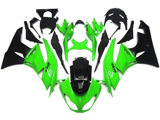 2009-2012 Deep Gloss Green Sharp Kawasaki ZX6R Fairings for Sale 2009-2012 Deep Gloss Green Sharp Kawasaki ZX6R Fairings for Sale