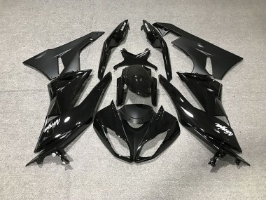 2009-2012 Gloss Black Kawasaki ZX6R Fairings for Sale