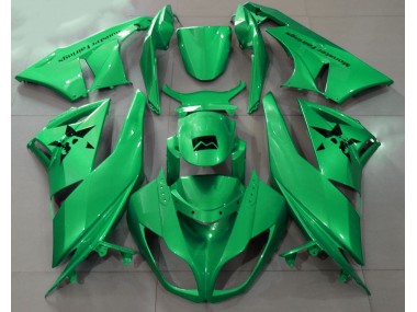 2009-2012 Gloss Green & Custom Kawasaki ZX6R Fairings for Sale