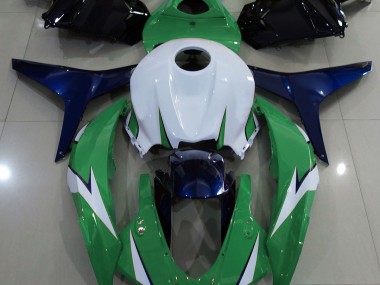 2009-2012 Gloss Green and Blue Honda CBR600RR Fairings for Sale