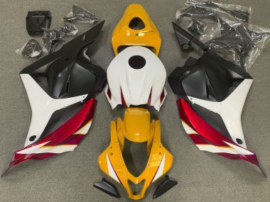 2009-2012 Gloss Red White and Yellow Honda CBR600RR Fairings for Sale