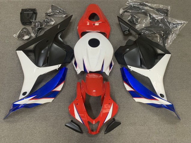 2009-2012 Gloss Red blue and White Honda CBR600RR Fairings for Sale 2009-2012 Gloss Red blue and White Honda CBR600RR Fairings for Sale