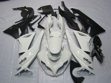 2009-2012 Gloss White Kawasaki ZX6R Fairings for Sale