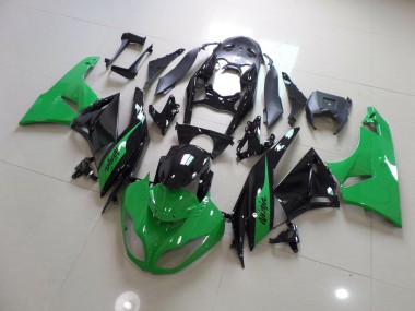 2009-2012 Green Black Ninja Kawasaki ZX6R Fairings for Sale