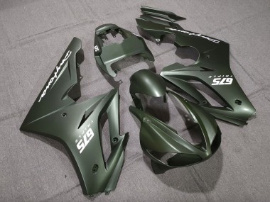 2009-2012 Matte Green White Triumph Daytona 675 Fairings for Sale