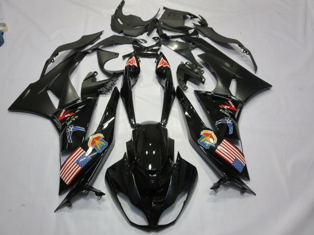 2009-2012 Merica Kawasaki ZX6R Fairings for Sale 2009-2012 Merica Kawasaki ZX6R Fairings for Sale