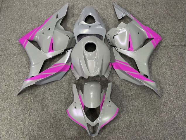 2009-2012 Nardo Gray and Pink Honda CBR600RR Fairings for Sale 2009-2012 Nardo Gray and Pink Honda CBR600RR Fairings for Sale