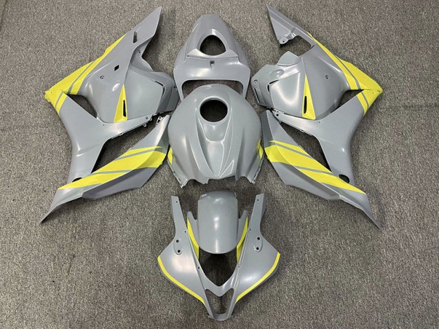 2009-2012 Nardo Gray and Yellow Honda CBR600RR Fairings for Sale 2009-2012 Nardo Gray and Yellow Honda CBR600RR Fairings for Sale