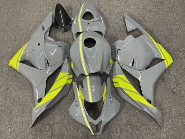 2009-2012 Nardo Grey and High Viz Yellow Honda CBR600RR Fairings for Sale