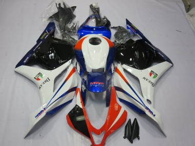 2009-2012 Orange and Blue Honda CBR600RR Fairings for Sale