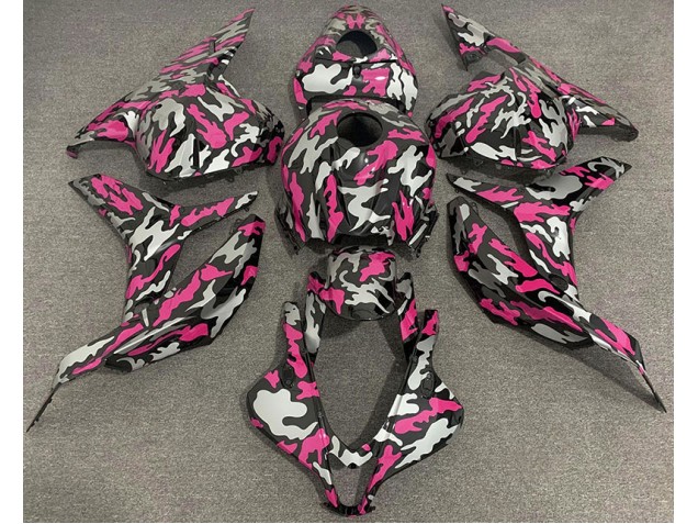 2009-2012 Pink and Silver Camo Honda CBR600RR Fairings for Sale 2009-2012 Pink and Silver Camo Honda CBR600RR Fairings for Sale