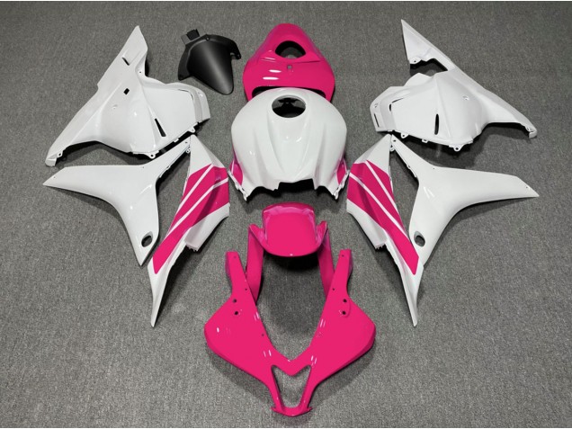 2009-2012 Pink and White Side Stripe Honda CBR600RR Fairings for Sale
