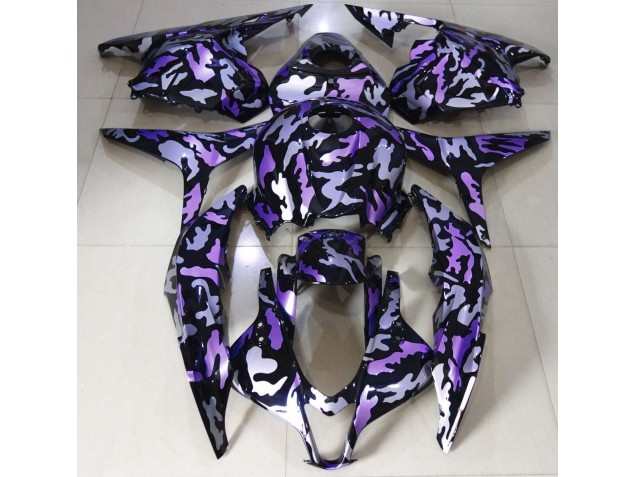 2009-2012 Purple Snow Camo Honda CBR600RR Fairings for Sale