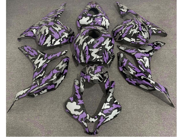 2009-2012 Purple and Silver Camo Honda CBR600RR Fairings for Sale 2009-2012 Purple and Silver Camo Honda CBR600RR Fairings for Sale