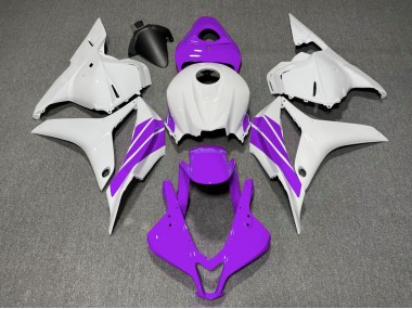 2009-2012 Purple and White Side Stripe Honda CBR600RR Fairings for Sale