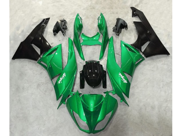 2009-2012 Vibrant Green Gloss Kawasaki ZX6R Fairings for Sale
