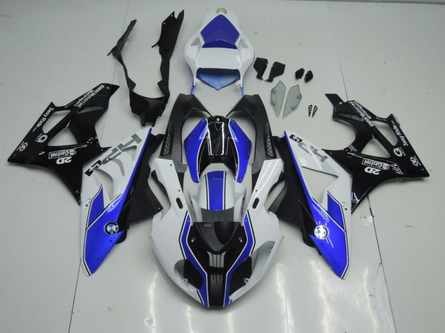 2009-2016 Blue and White BMW S1000RR Fairings for Sale 2009-2016 Blue and White BMW S1000RR Fairings for Sale